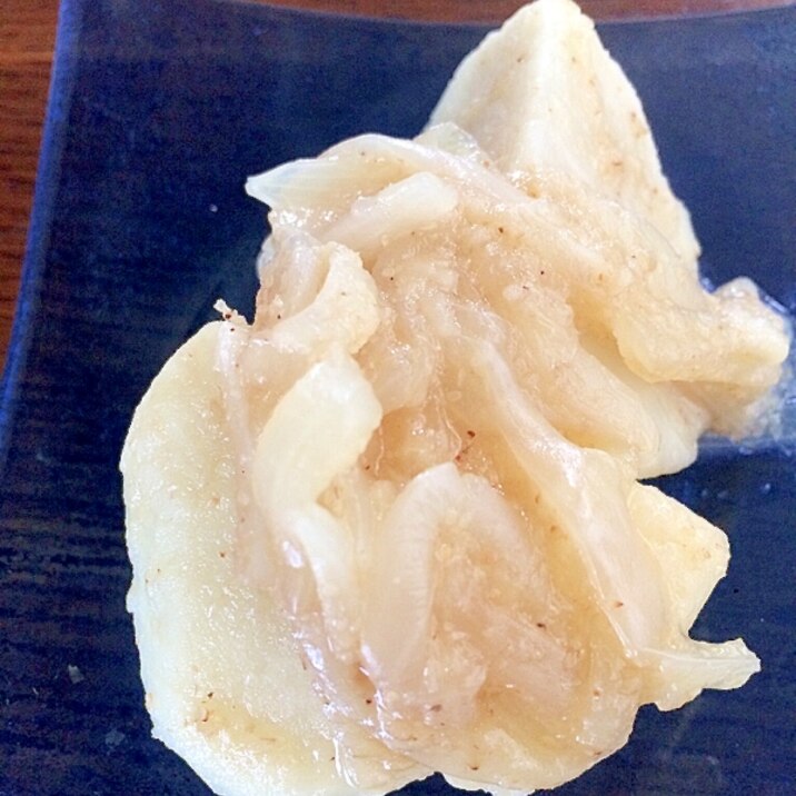 里芋、玉ねぎ、煮物